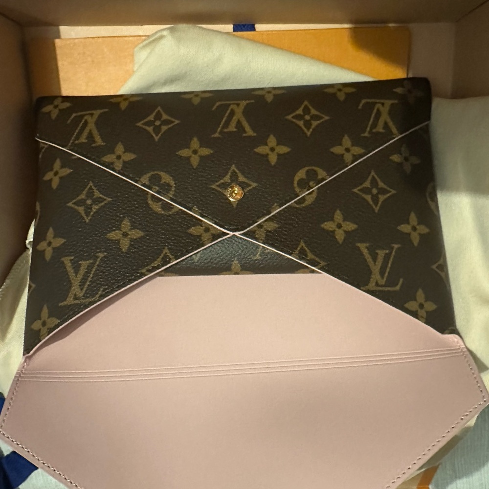 Louis Vuitton Brown and Gold Monogram Wallet Trio - Picture 6 of 6